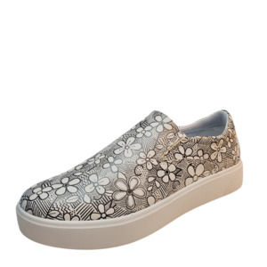 Inc Men's Casual Shoes Landyn Printed Slip On Comfort Sneakers Black